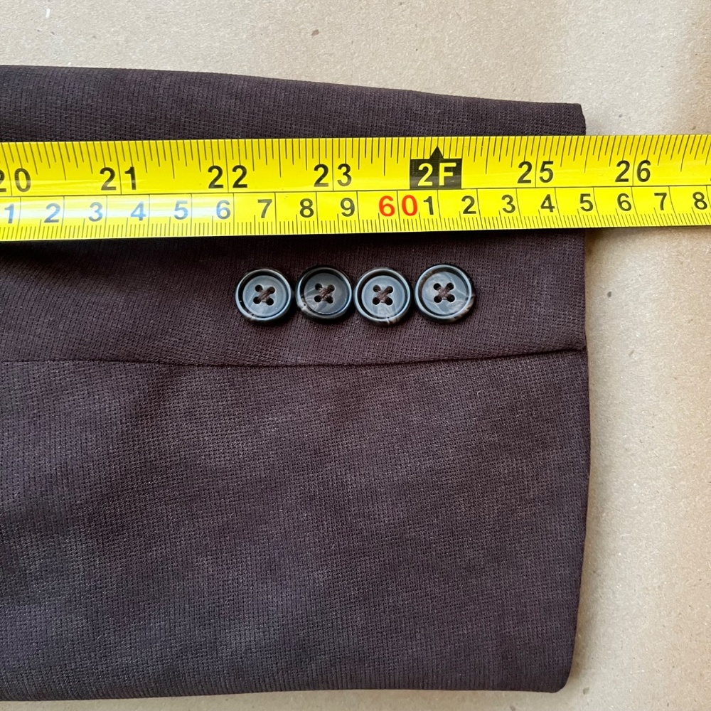 Lauren Ralph‎ Lauren Mens Sport Coat Blazer Chocolate Brown Classic Two Button - Picture 11 of 12